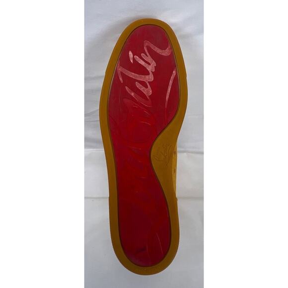 Christian Louboutin - Orlato Flats - US 10.5 - Yellow/Suede - SPB-CA 340386 main image 4